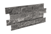Кварцит, 3D панель из камня, 600х150 мм, Rockface Monsoon Black