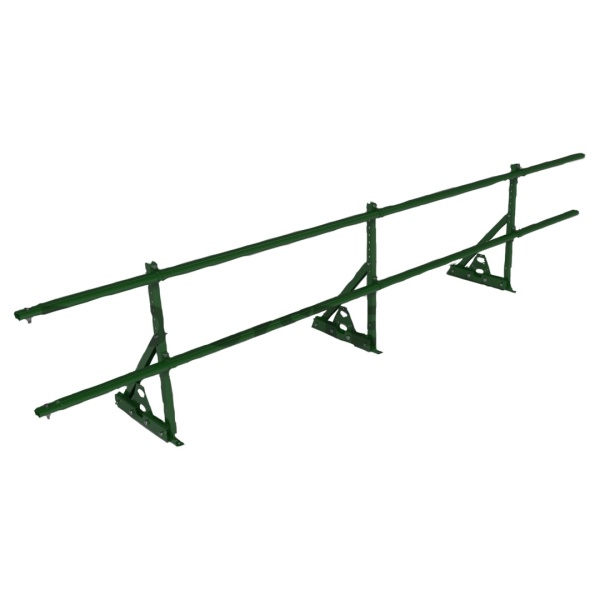 Ограждение кровельное для фальцевой кровли Roofsystems Prestige Next фальц, H=600 мм RAL 6005, L=3000 мм