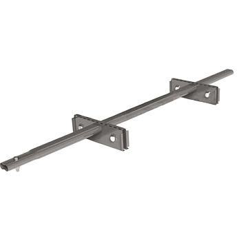 Снегозадержатель для фальцевой кровли Roofsystems Prestige Single фальц, 2 опоры, 2 трубы, овал 45х25, L=1500 мм, RAL 7042