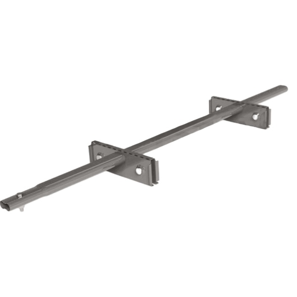 Снегозадержатель для фальцевой кровли Roofsystems Prestige Single фальц, 2 опоры, 2 трубы, овал 45х25, L=1500 мм, RAL 7042