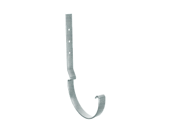 Крюк желоба длинный Ø185 мм, Optima, Zn