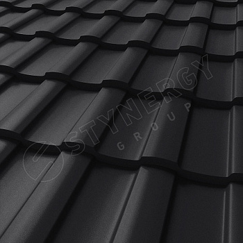 Металлочерепица Stynergy, Stella 0.5 мм, GreenCoat Pural Matt BT, RR 33