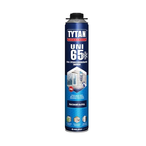 Пена монтажная Tytan 65 Uni  зимняя, 750 мл