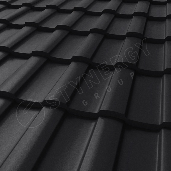 Металлочерепица Stynergy, Stella 0.5 мм, GreenCoat Pural Matt BT, RR 33