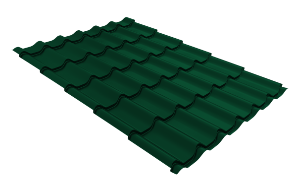 Профиль волновой Grand Line модерн 0.45 мм, Drap, RAL 6005