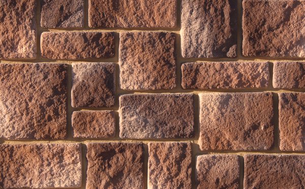 Фасадная плитка White Hills Девон под Камень, цвет: 421-40 / коричневый