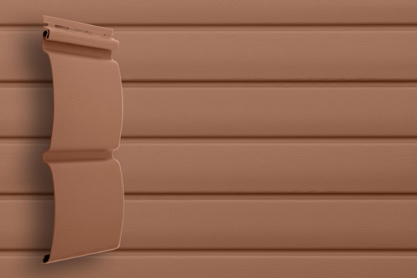 Сайдинг Grand Line блок-хаус, L=3000 мм серия Classic Color Plus, цвет: темно-бежевый