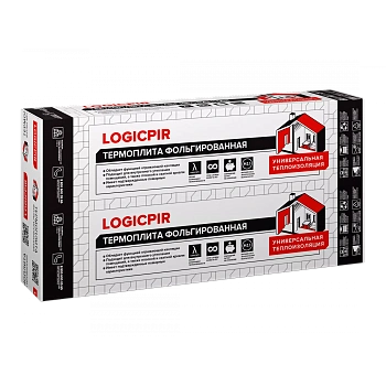Технониколь, Logicpir Ф/Ф 1190х590х30 мм 5,6168 м2, 0,17 м3