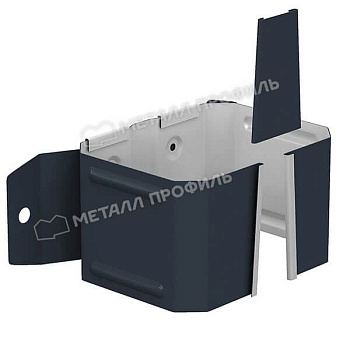 Держатель трубы на дерево, Металл Профиль Бюджет, Ø102х76 мм, RAL 7024