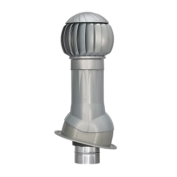 Комплект вентиляции Gervent для кровли фальцевой и гибкой черепицы 150/ИЗ/160 мм серебристый