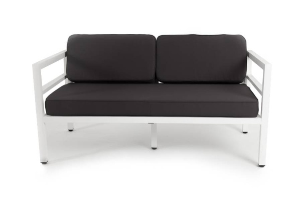 Диван 2-местный, Эстелья, алюминиевый каркас