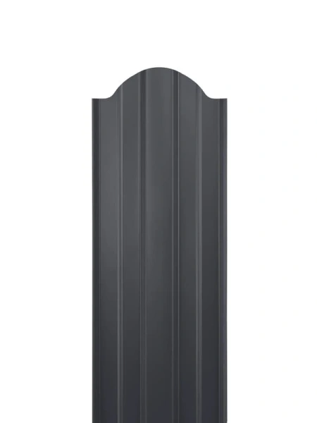 ММТ Штакетник М-образный, фигурный, 110 мм 0.5 мм, PE-double Matt, RAL 7024