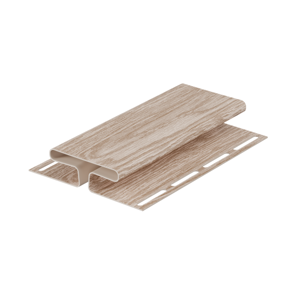 H-профиль пвх, Docke, L=3000 мм, серия Lux под дерево, цвет: орех