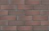 Кирпич облицовочный клинкерный ЛСР, 0.71НФ пустотелый, Брюгге терракот темный флеш, гладкий, М300, 250х85х65 мм