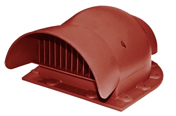 Кровельный вентиль Krovent KTV Seam, для фальцевой и мягкой кровли красный