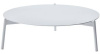 Столик журнальный круглый, Тоскана, Ø 103 см, H 28,5 см, цвет: белый