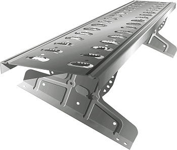 Мостик кровельный для фальцевой кровли Optima L=1250 мм, RAL 7005