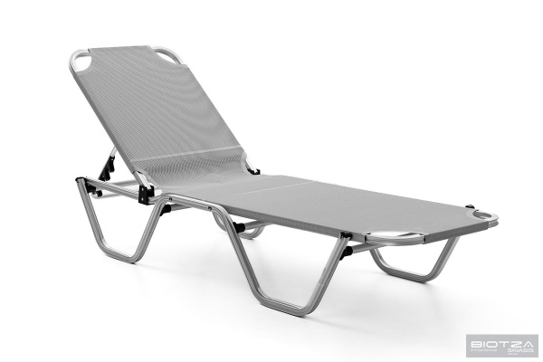 Шезлонг Dias алюминиевый цвет: серый