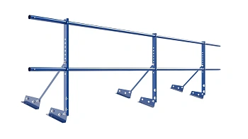 Ограждение кровельное для фальцевой кровли NewLine, H=600 мм, L= 3000 мм RAL 5005