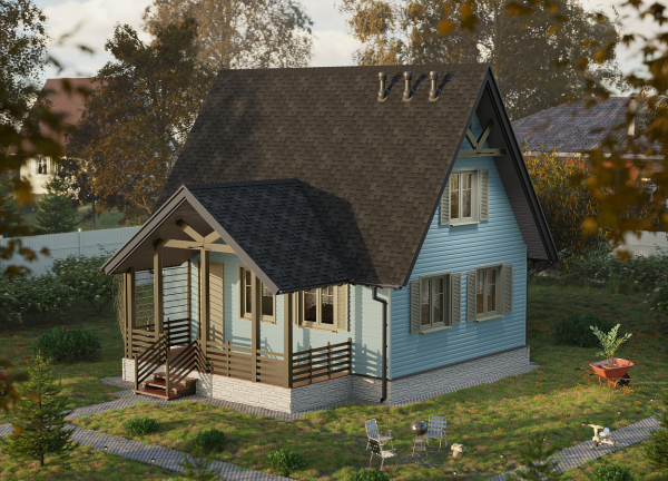 Битумная черепица, Docke, Premium, Генуя цвет: ежевика, 3 м² / уп.