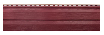 Сайдинг Альта Профиль, Kanada+ премиум, 3660х264 мм., цвет: гранатовый