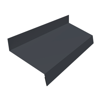 Отлив простой GL, 50 мм 0.45 мм, Drap TR, RAL 7024, L=3000 мм