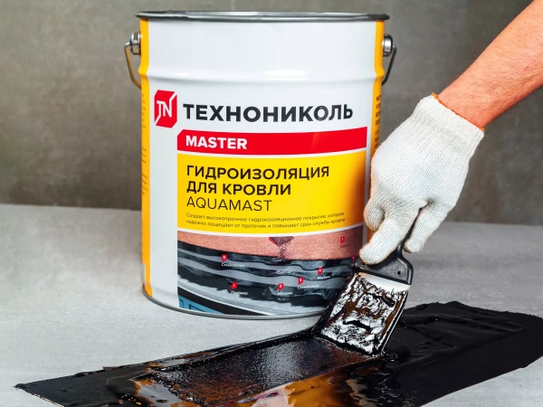 Мастика битумно-резиновая Технониколь AquaMast для кровли 18 кг