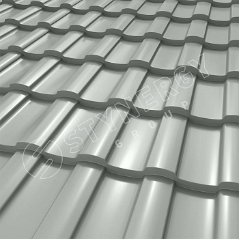 Металлочерепица Stynergy, Stella 0.5 мм, Corundum, RAL 9003