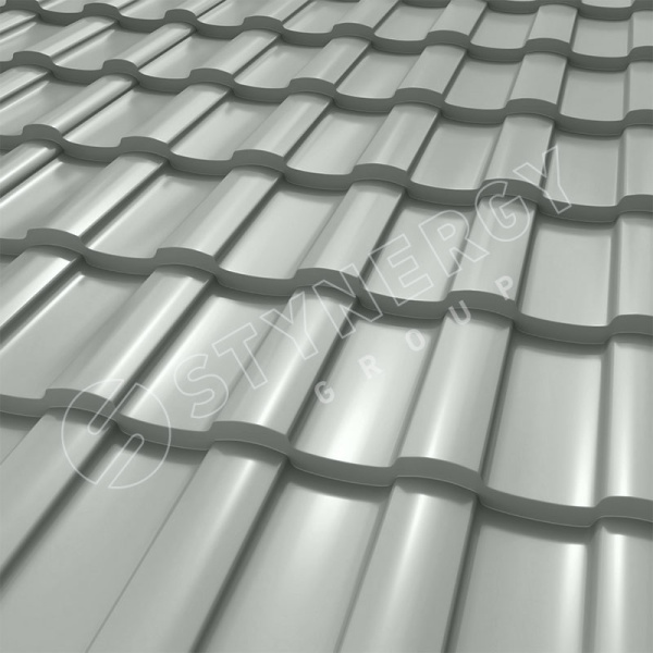 Металлочерепица Stynergy, Stella 0.5 мм, Corundum, RAL 9003