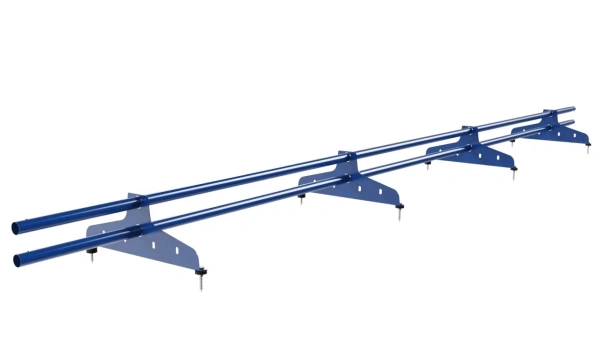 Снегозадержатель универсальный NewLine L=3000 мм, 4 опоры, 2 трубы, круг Ø25 мм, RAL 5005