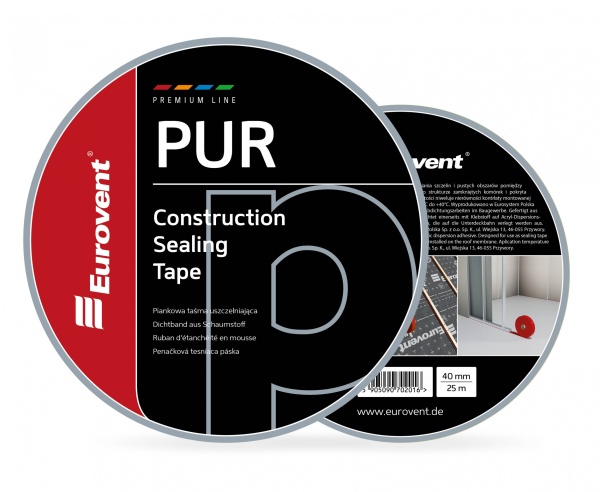 Eurovent PUR лента уплотнительная под контробрешётку 50 мм х 30 м