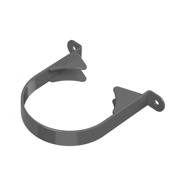 Хомут трубы, Технониколь, оптима Ø80 мм, цвет: серый