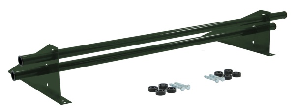 Снегозадержатель трубчатый, универсальный Optima, L=1000 мм, 2 опоры, 2 трубы, круг Ø25 мм RR 11