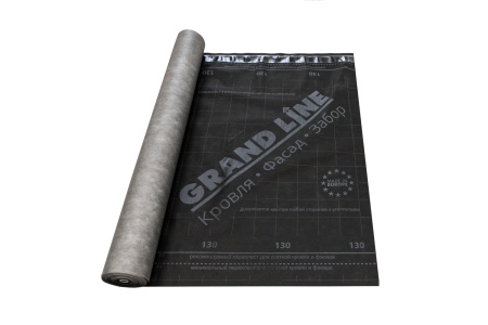 Мембрана супердиффузионная Grand Line 130+TAPE, 1.5х50 м 75 м²