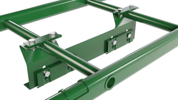 Лестница кровельная Borge, для фальцевой кровли, L=2700 мм RAL 6002