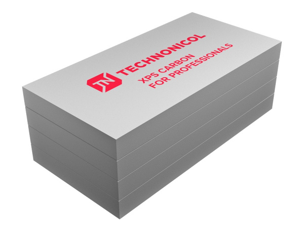 Технониколь, XPS Carbon Prof, 100х580х1180 мм L, 2.738  м², 0.274 м³ уп