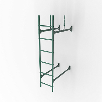 Лестница стеновая, универсальная Roofsystems Prestige 600, L= 3000 мм RAL 6005