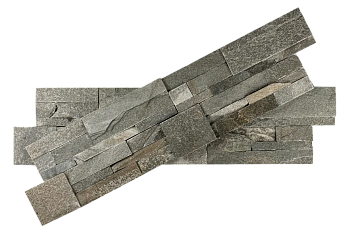 Сланец, 3D панель из камня, 350х180 мм, Modern Grey Slate