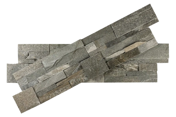 Сланец, 3D панель из камня, 350х180 мм, Modern Grey Slate