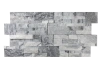 Мрамор, 3D панель из камня, 350х180 мм, Modern Cloudy Grey
