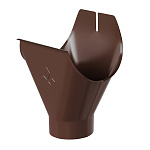 Воронка желоба Aquasystem Comfort Ø125/90 мм, PE, RAL 8017