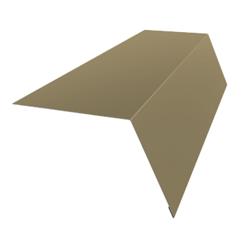 GL Карнизная планка 100х85 мм, широкая 0.4 мм, PE, RAL 1014, L=2000 мм