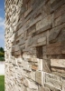 Кварцит, 3D панель из камня, 350х180 мм, Modern Beige Quartz