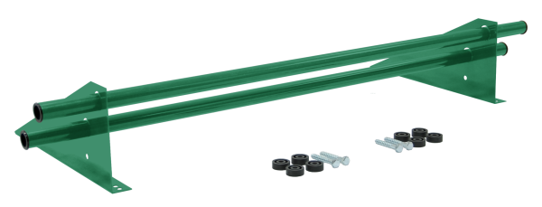 Снегозадержатель трубчатый, универсальный Optima, L=1000 мм, 2 опоры, 2 трубы, круг Ø25 мм RAL 6029