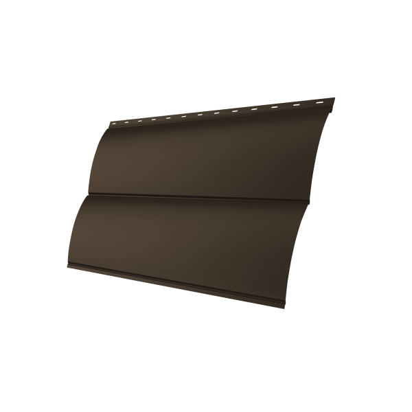 Металлический сайдинг Grand Line, Блок-хаус new 0.45 мм, Drap TX, RR 32