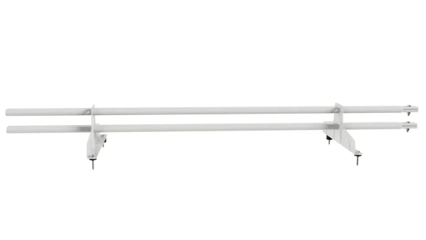 Снегозадержатель универсальный Borge L=1500 мм, 2 опоры, 2 трубы, овал 25х45 RAL 9003