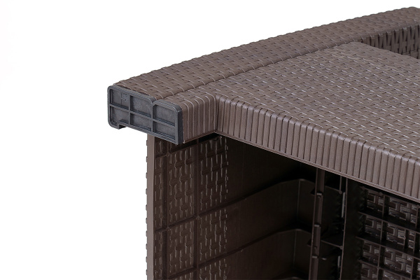 Диван трехместный Arizona, из искуственного ротанга цвет: венге