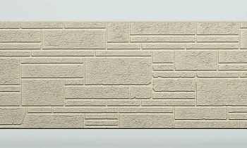 Панель FCS Simple под Камень, 15 мм, 360х1480 мм цвет: AA3114 бежевый