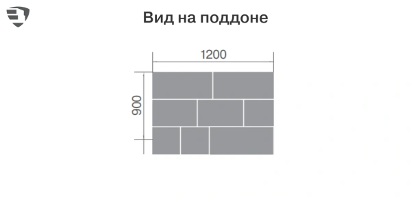 Тротуарная плитка Braer Триада 60 мм 300х300, 450х300, 600х300 мм, цвет: белый