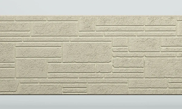 Панель FCS Simple под Камень, 15 мм, 360х1480 мм цвет: AA3114 бежевый